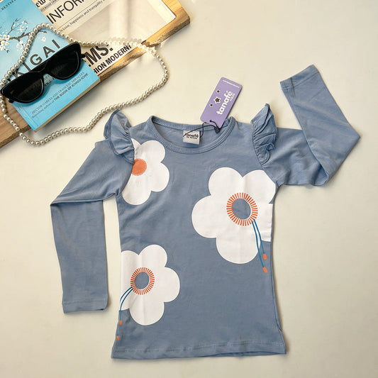 Flower Girls Full Sleeve Cotton T-Shirt   D06