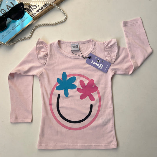 Smile Girls Full Sleeve Cotton T-Shirt   D010